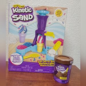 Kinectic Sand Soft Serve Ice Cream Set Nwt